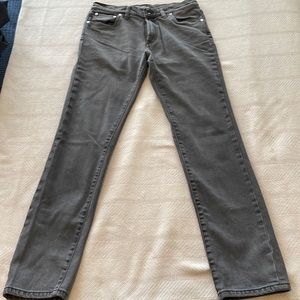 Slate & Stone Mens Jeans Sloan Standard Slim in Grey (32x32)